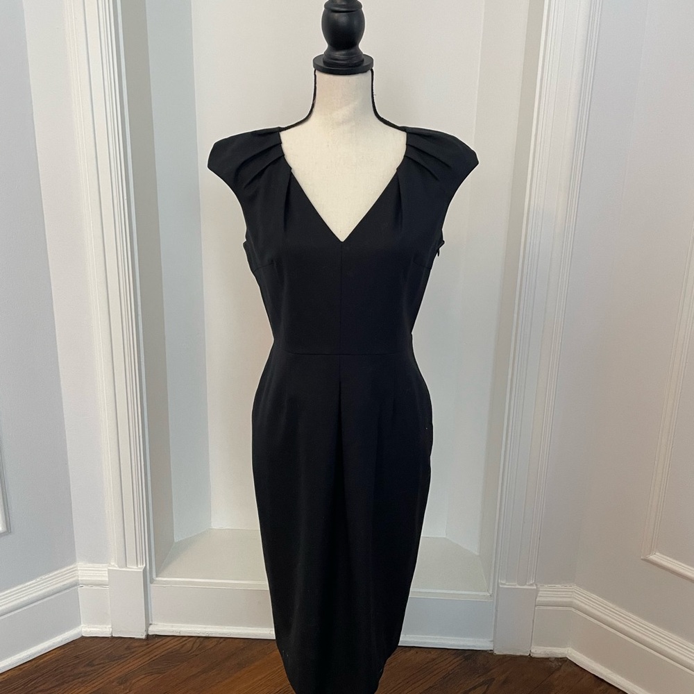 LK Bennett Elegant Black Midi Dress